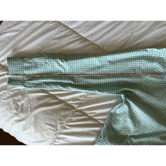 Vineyard Vines Whale Shirt Mens Medium Gingham Check Button Down Shirt EUC - Picture 10 of 12